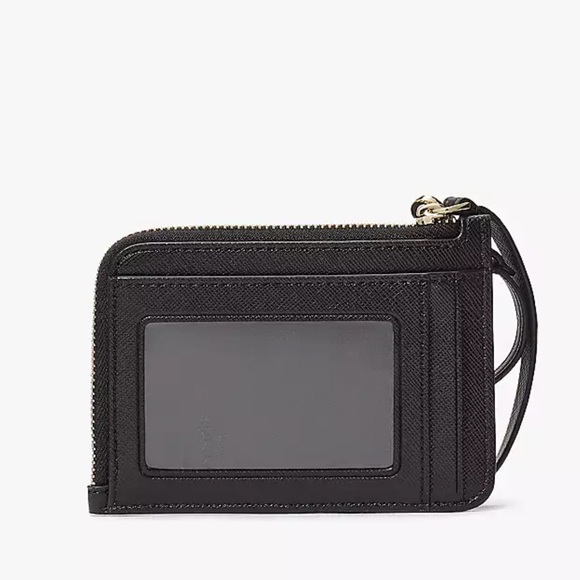 Kate Spade Schuyler Small Card Holder Wristlet
Black 
NWT - Picture 3 of 16
